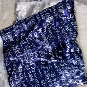Beautiful silk monogram  scarf
